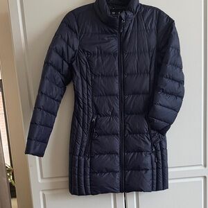 Women's Navy Puffer Jacket